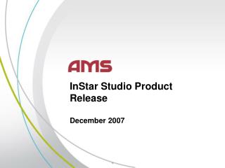 InStar Studio Product Release December 2007