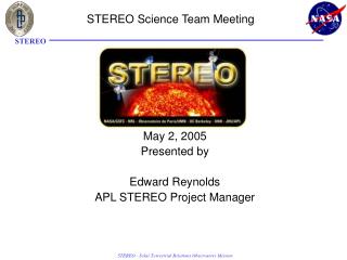 STEREO Science Team Meeting