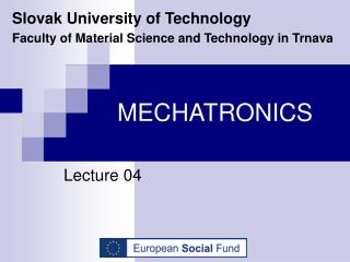 MECHATRONICS