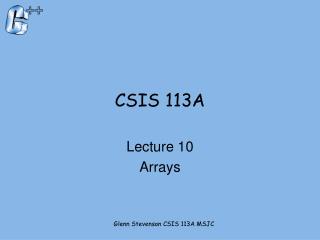 CSIS 113A