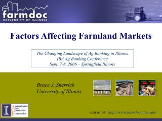 Factors Affecting Farmland Markets
