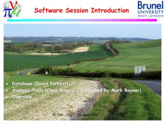 Software Session Introduction