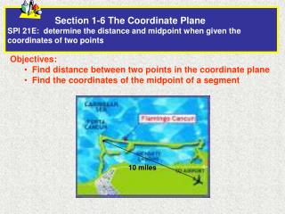 Objectives: Find distance between two points in the coordinate plane