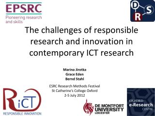 The challenges of responsible research and innovation in contemporary ICT research