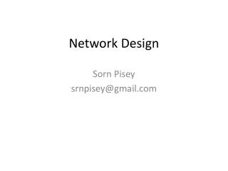 Network Design