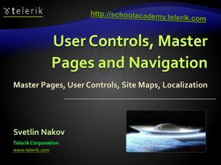 User Controls, Master Pages and Navigation
