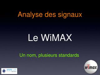 Le WiMAX
