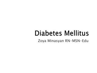 Diabetes Mellitus