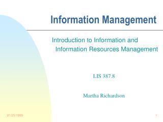 Information Management