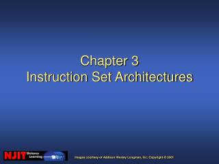 Chapter 3 Instruction Set Architectures