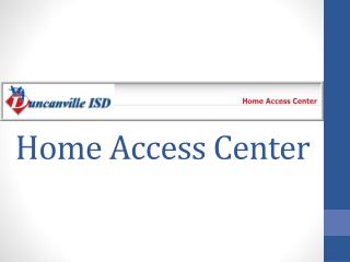 Home Access Center
