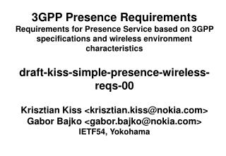 draft-kiss-simple-presence-wireless-reqs-00