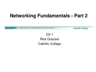 Networking Fundamentals - Part 2