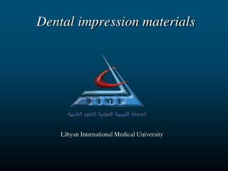 Dental impression materials