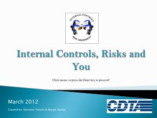 Internal Controls, Risks and You