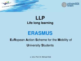 Erasmus-Studienaufenthalte