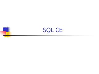 SQL CE