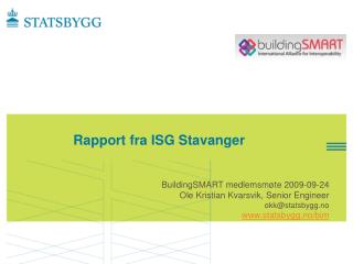 Rapport fra ISG Stavanger