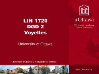 LIN 1720 DGD 2 Voyelles