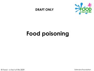 case study of food poisoning