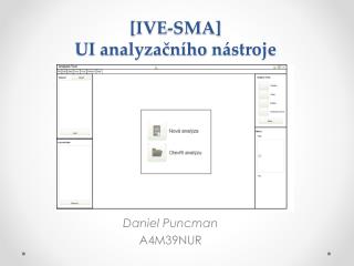 [IVE-SMA] UI analyzačního nástroje