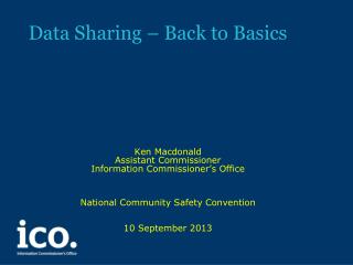 Data Sharing – Back to Basics