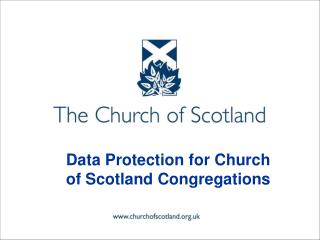 Data Protection for Church of Scotland Congregations