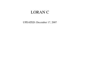 LORAN C