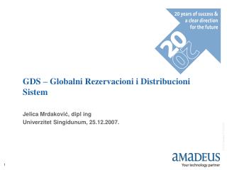 GDS – Globalni Rezervacioni i Distribucioni Sistem