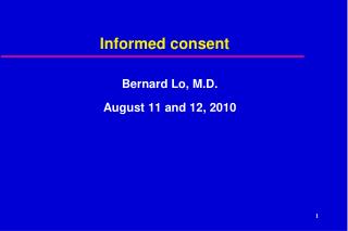 Informed consent