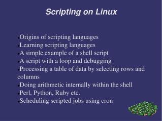 Scripting on Linux