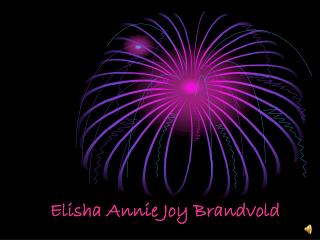 Elisha Annie Joy Brandvold