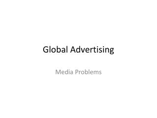 Global Advertising