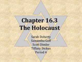 Chapter 16.3 The Holocaust