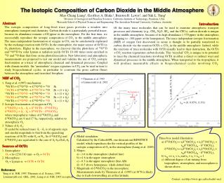 The Isotopic Composition of Carbon Dioxide in the Middle Atmosphere