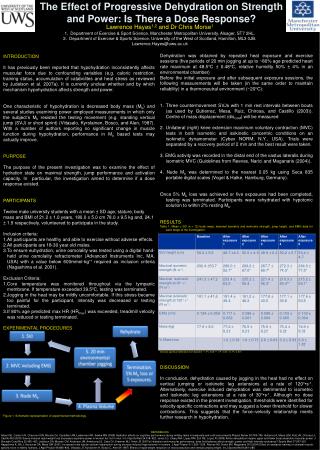 The Effect of Progressive Dehydration on Strength and Power: Is There a Dose Response?