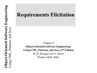 Requirements Elicitation