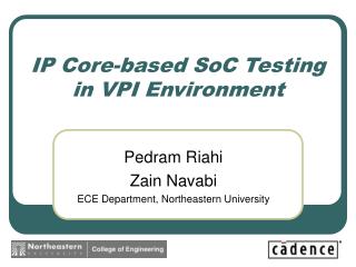 IP Core-based SoC Testing in VPI Environment