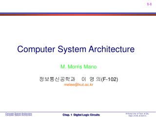 Computer System Architecture