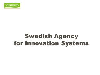 Swedish Agency for Innovation Systems