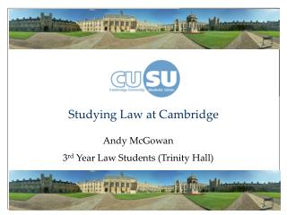 Studying Law at Cambridge