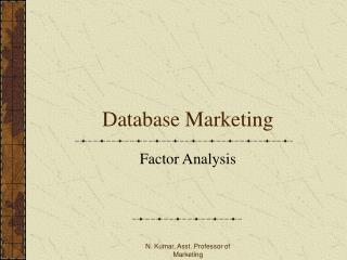 Database Marketing