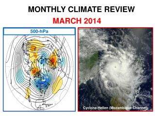 MONTHLY CLIMATE REVIEW