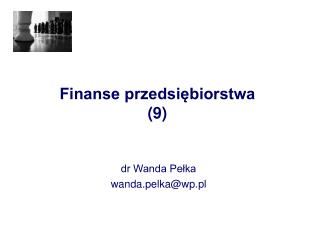 Finanse przedsiębiorstwa (9)