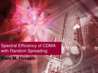 Spectral Efficiency of CDMA with Random Spreading