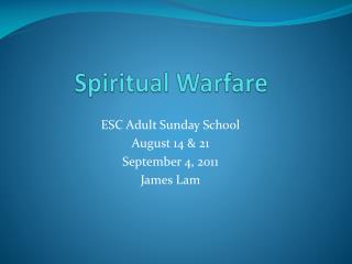 Spiritual Warfare