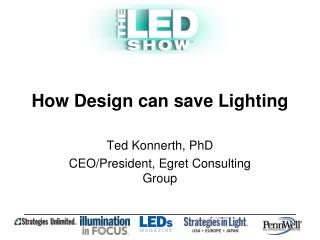 How Design can save Lighting
