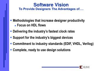 Software Vision To Provide Designers The Advantages of….