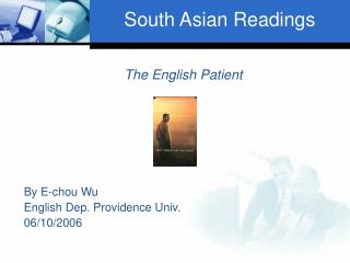 South Asian Readings