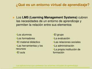 ¿Qué es un entorno virtual de aprendizaje?